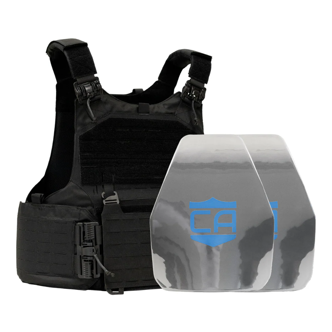 Caliber Armor NIJ Certified* AR550 Package with Modular Overt Defense (M.O.D.) Body Armor Plate Carrier – NIJ Level III+  - Image 17