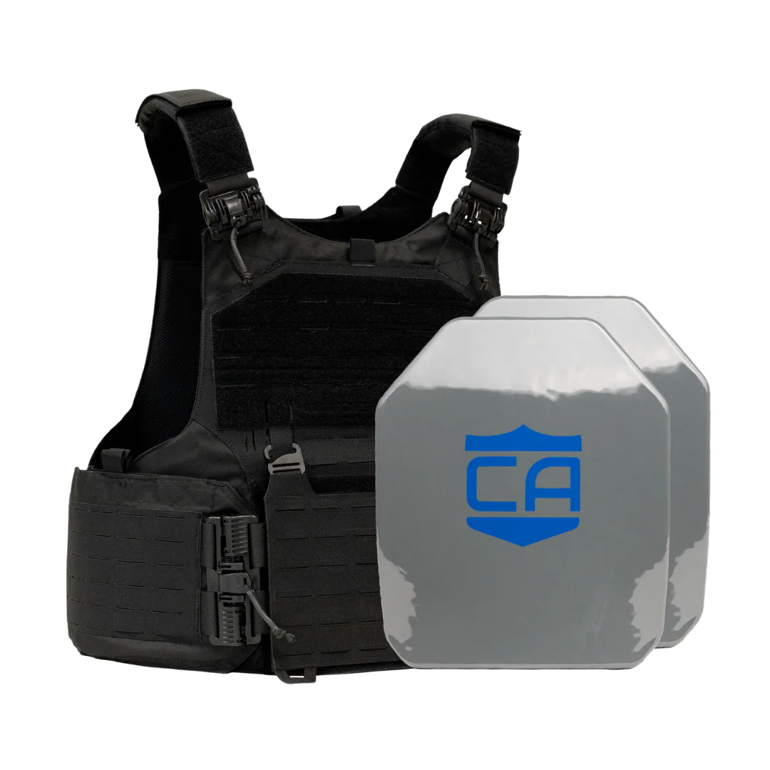 Caliber Armor NIJ Certified* AR550 Package with Modular Overt Defense (M.O.D.) Body Armor Plate Carrier – NIJ Level III+  - Image 18
