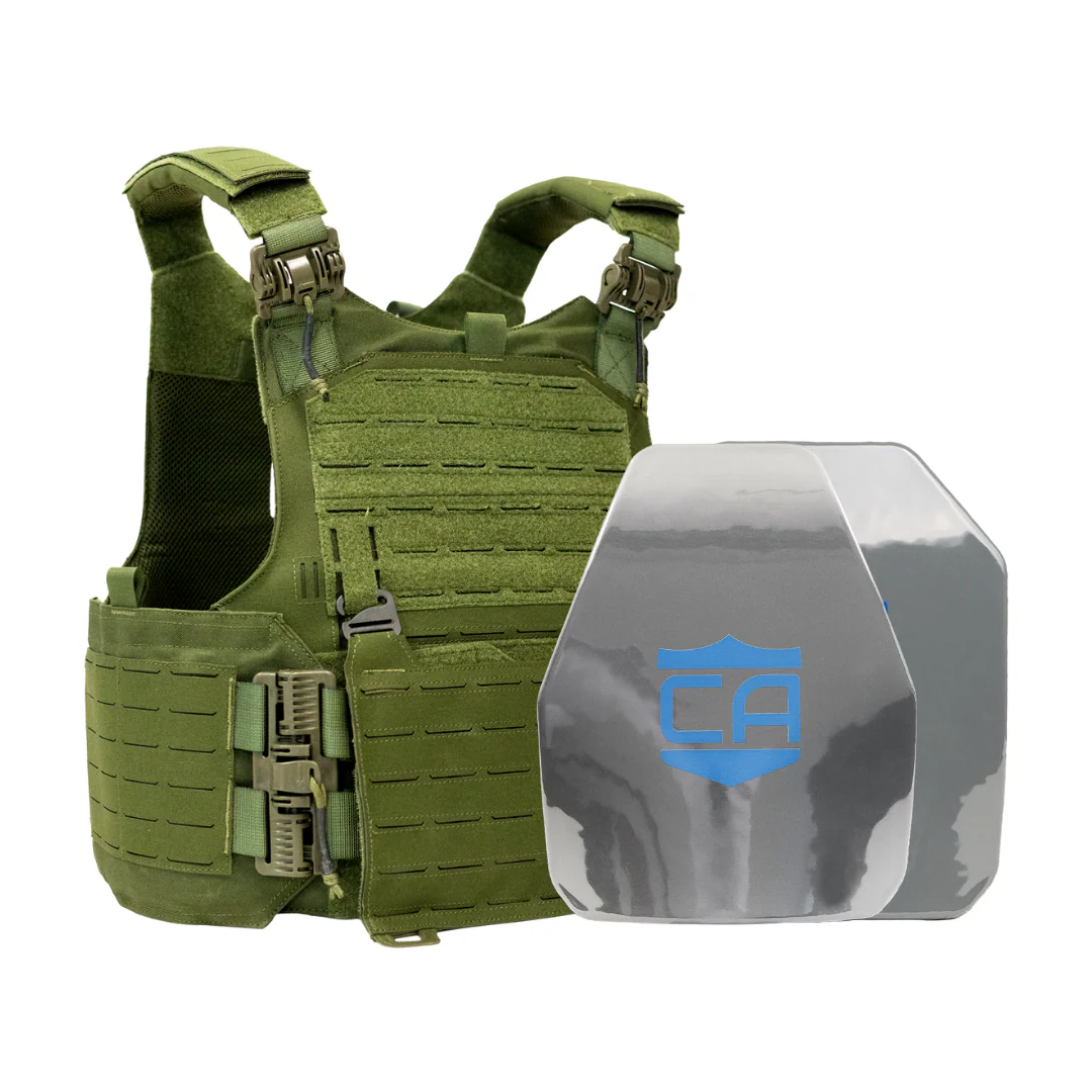 Caliber Armor NIJ Certified* AR550 Package with Modular Overt Defense (M.O.D.) Body Armor Plate Carrier – NIJ Level III+  - Image 25