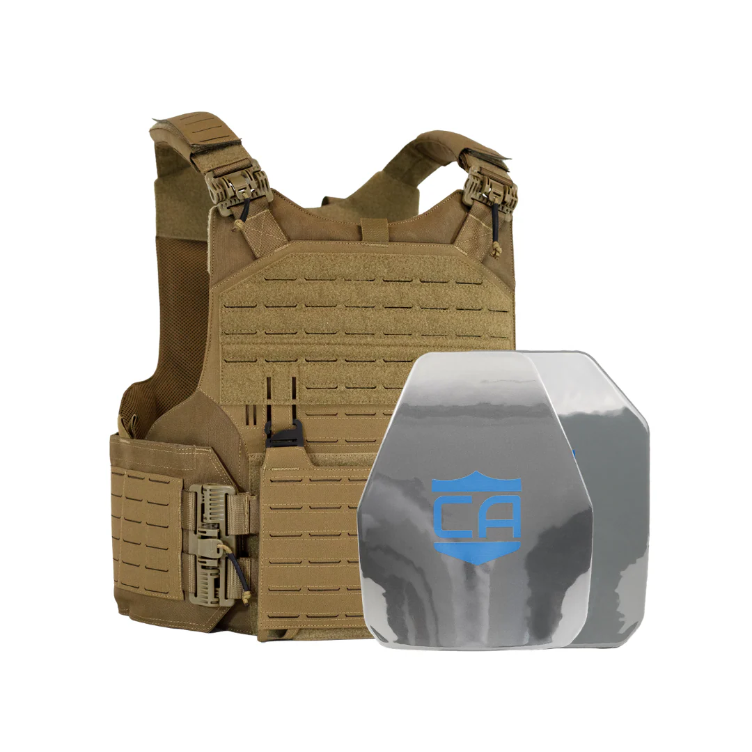 Caliber Armor NIJ Certified* AR550 Package with Modular Overt Defense (M.O.D.) Body Armor Plate Carrier – NIJ Level III+  - Image 3