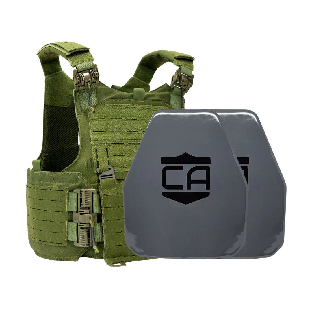 Caliber Armor AV2 Package with Modular Overt Defense (M.O.D.) Body Armor Plate Carrier -NIJ Level III+/RF2  - Image 15