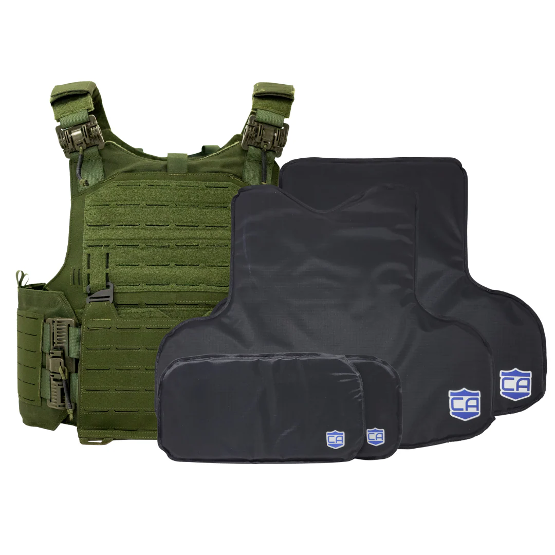 CaliberX Soft Body Armor with Modular Overt Defense (M.O.D.) Plate Carrier Package – Level IIIA/HG2  - Image 12