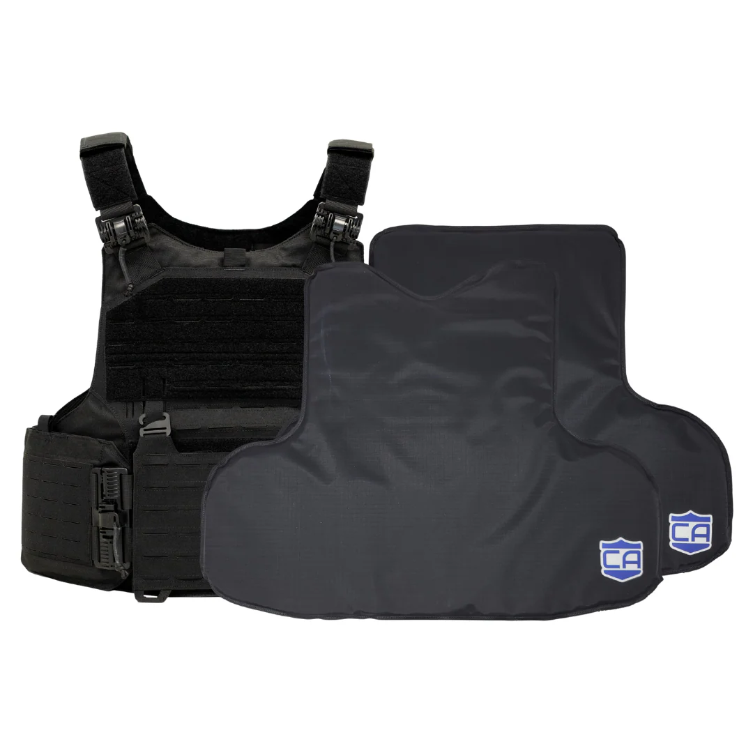CaliberX Soft Body Armor with Modular Overt Defense (M.O.D.) Plate Carrier Package – Level IIIA/HG2  - Image 9