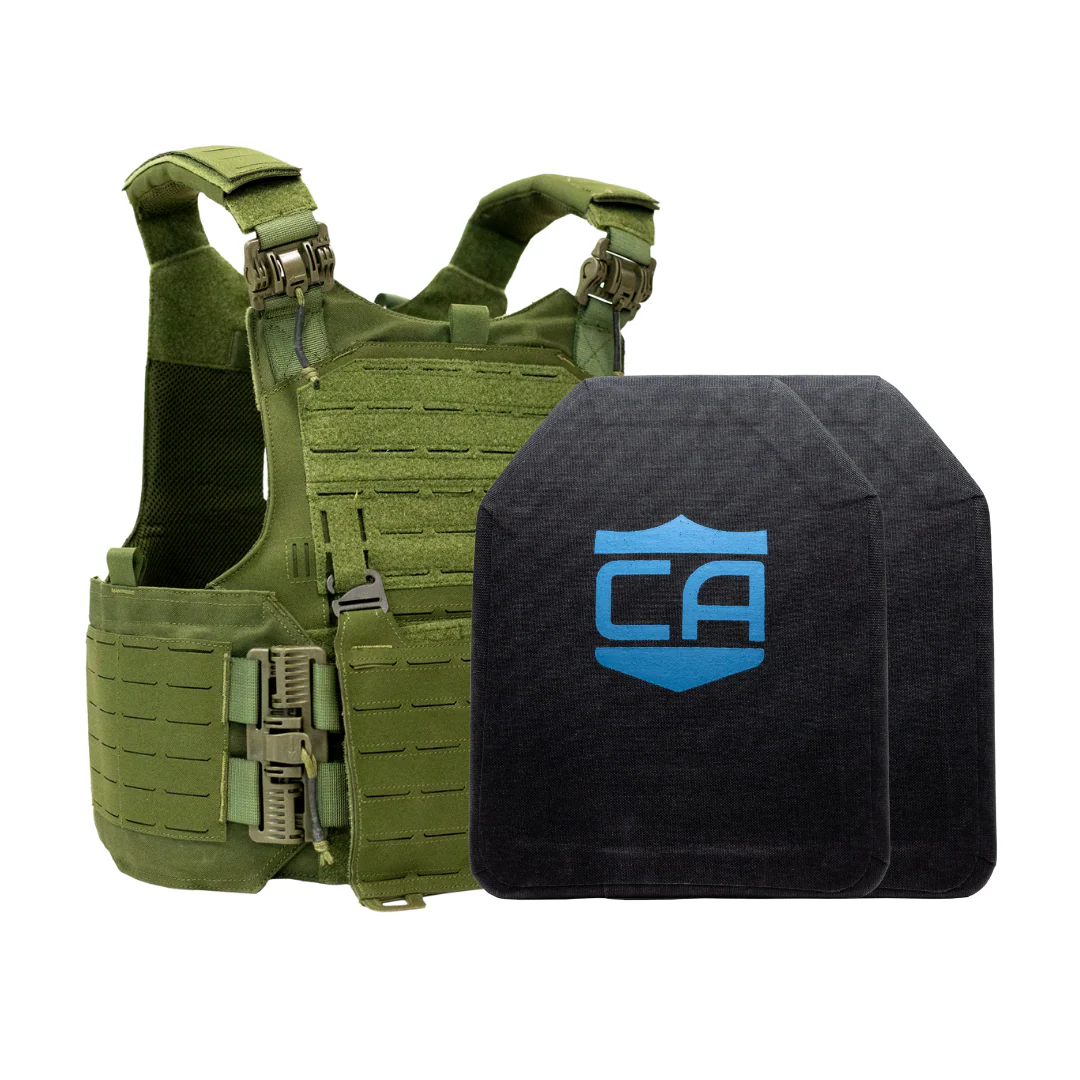 Caliber Armor NIJ Certified Level IV Body Armor Package with Modular Overt Defense (M.O.D.) Plate Carrier  - Image 14