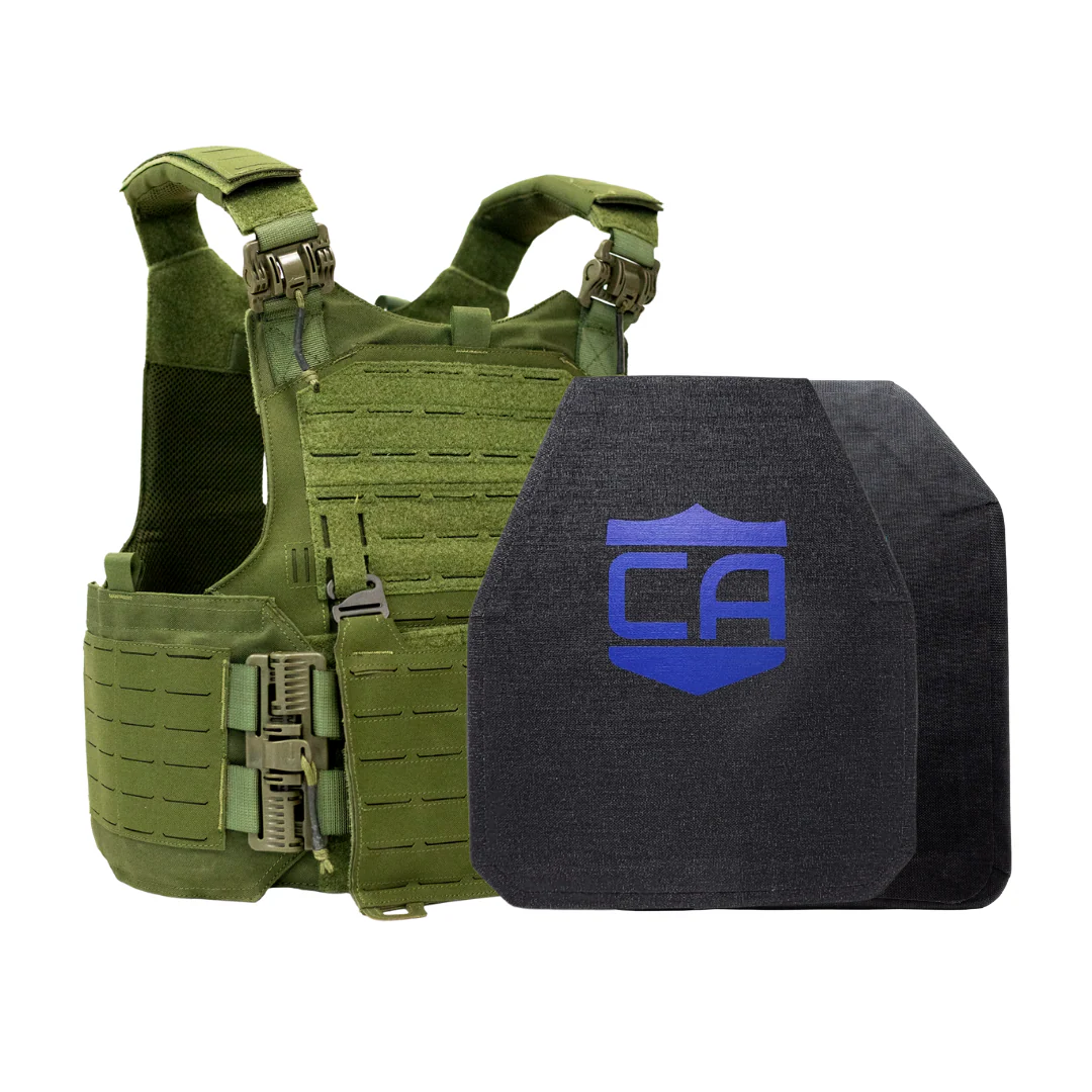 Caliber Armor NIJ Certified Level IV Body Armor Package with Modular Overt Defense (M.O.D.) Plate Carrier  - Image 15