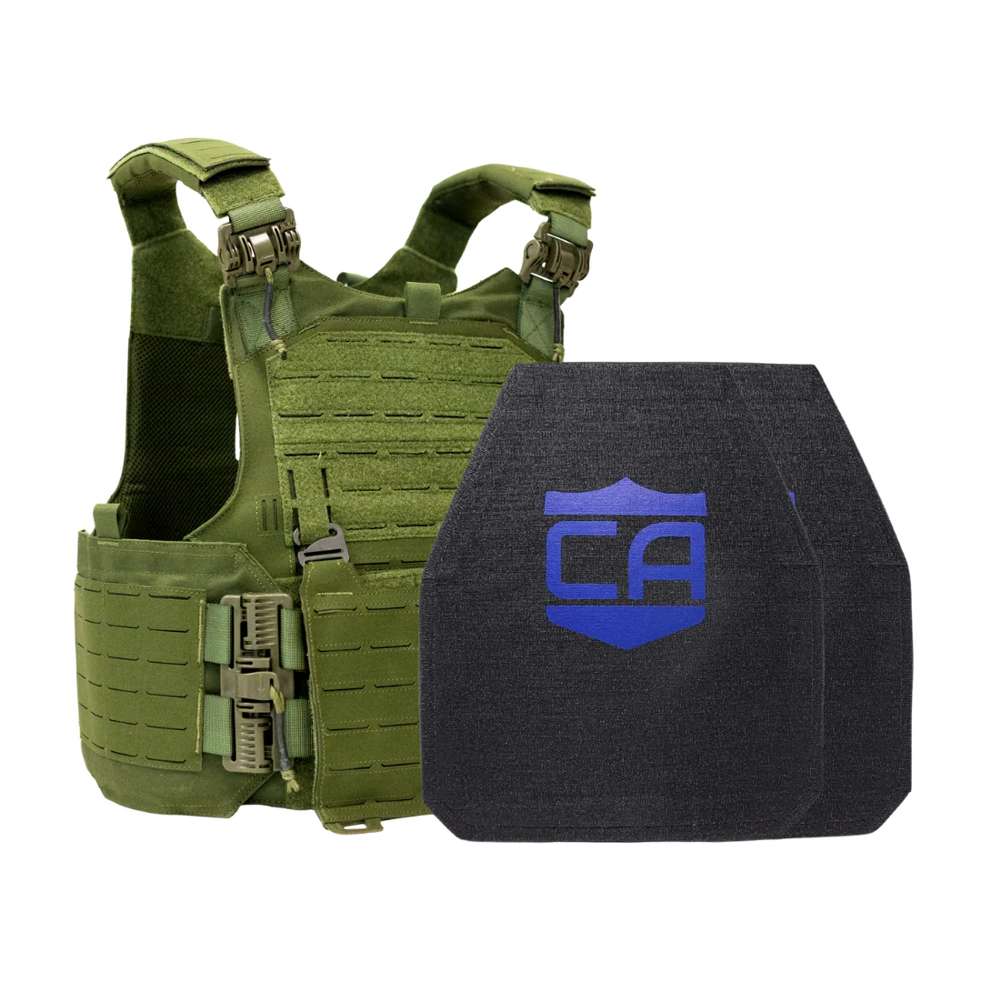 Caliber Armor NIJ Certified Level IV Body Armor Package with Modular Overt Defense (M.O.D.) Plate Carrier  - Image 16