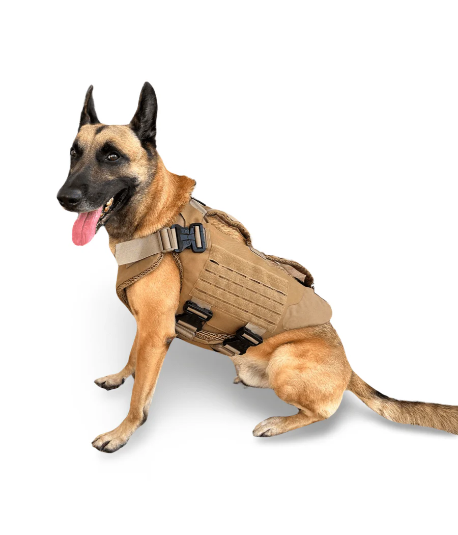 Titan K-9 Ballistic Body Armor Vest 3.0 - Optional Level IIIA Dual Threat - Image 3