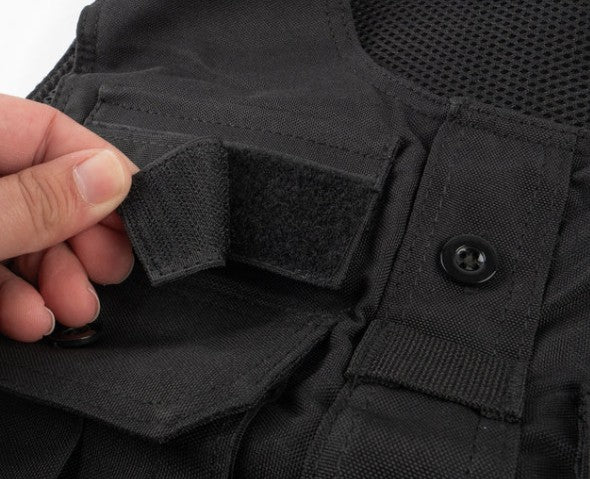 Uniform Shirt Adjustable Tactical Plate Carrier Vest - Image 11