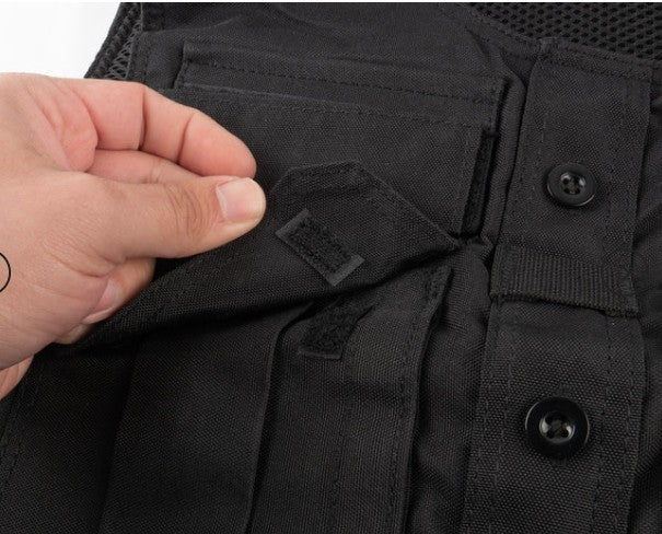 Uniform Shirt Adjustable Tactical Plate Carrier Vest - Image 8