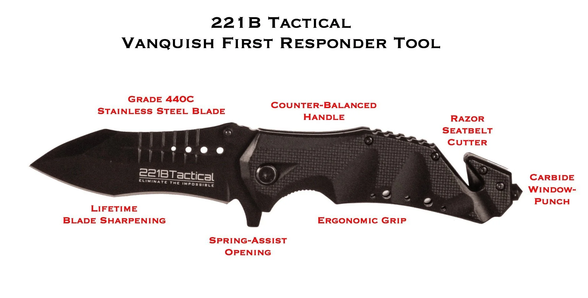 Vanquish First Responder Tool Knife - Image 5