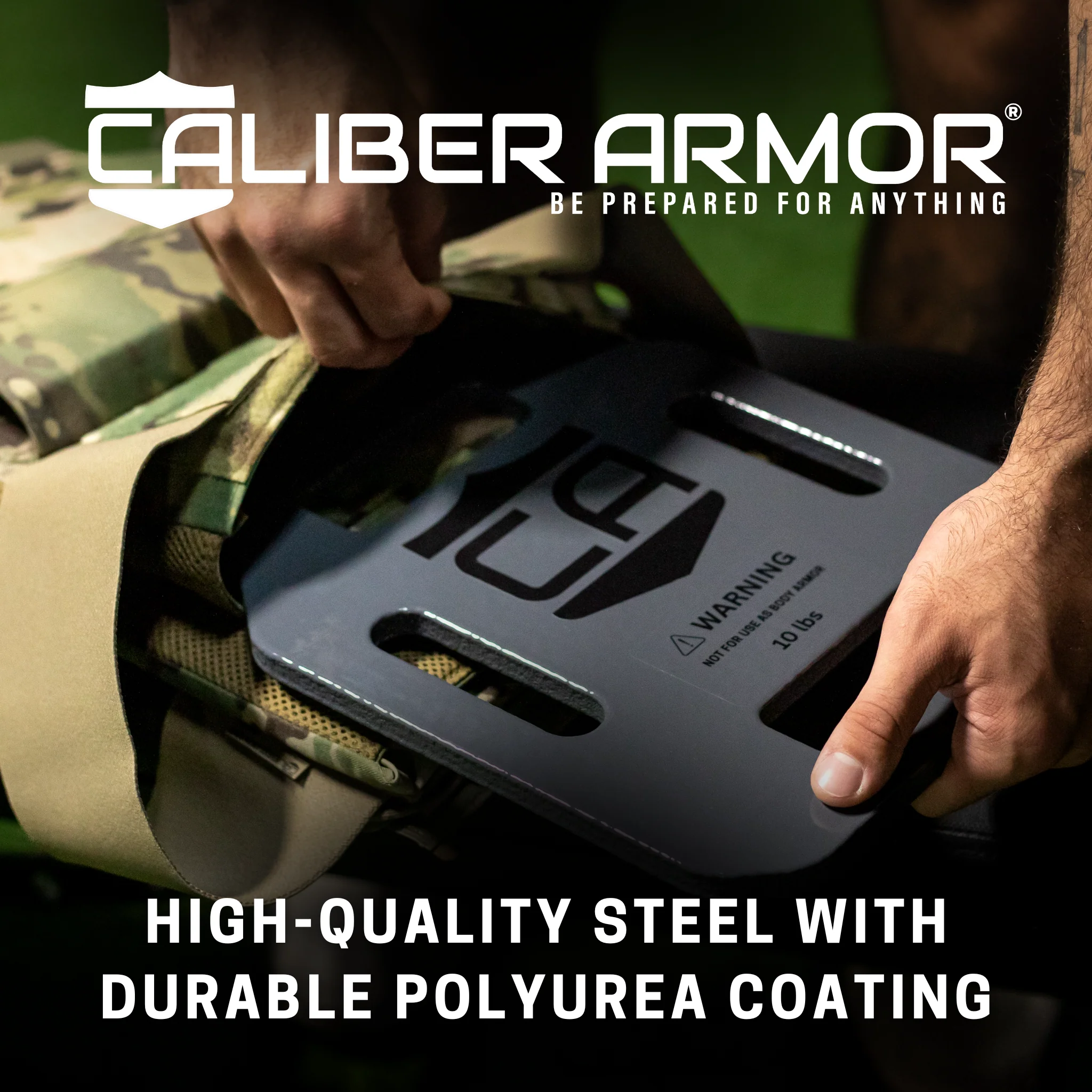 Caliber Armor Weighted Training Plates – Sold in Pairs | 5 lb, 7.5 lb, 10 lb, 15 lb Fitness Plate Options - Image 4